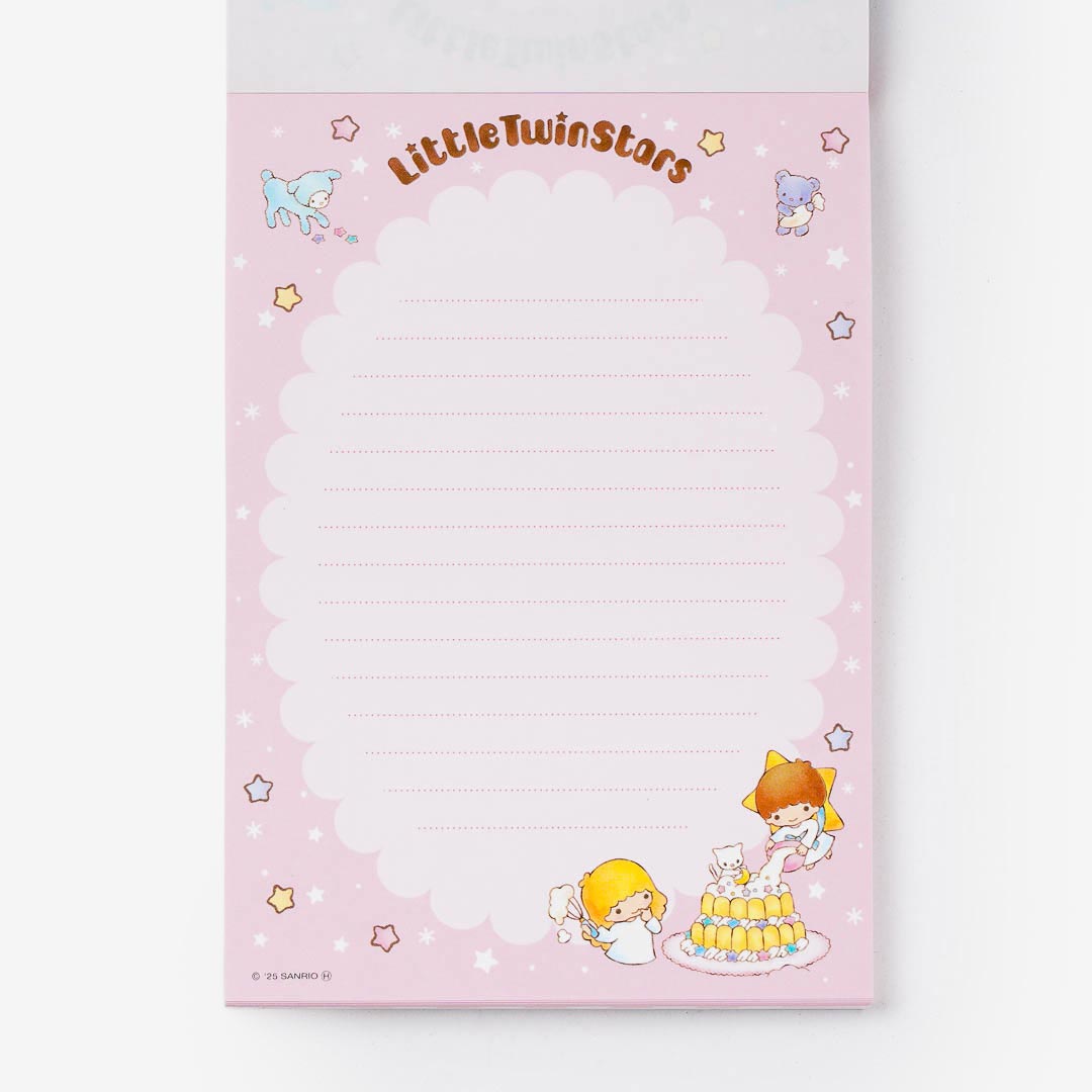Little Twin Stars Retro Memo Pad