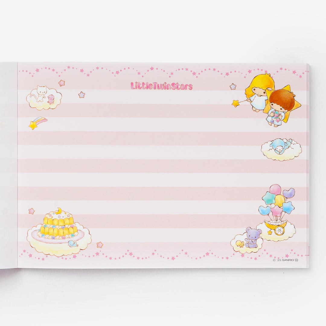 Little Twin Stars Retro Memo Pad