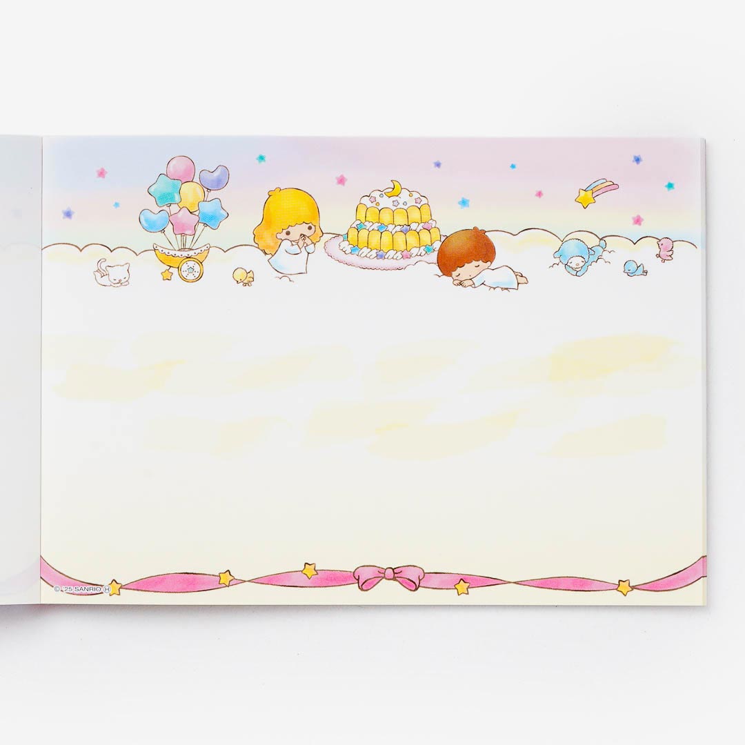 Little Twin Stars Retro Memo Pad