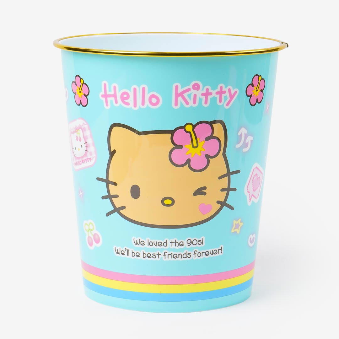 Hello Kitty Summer Tan Wastebasket