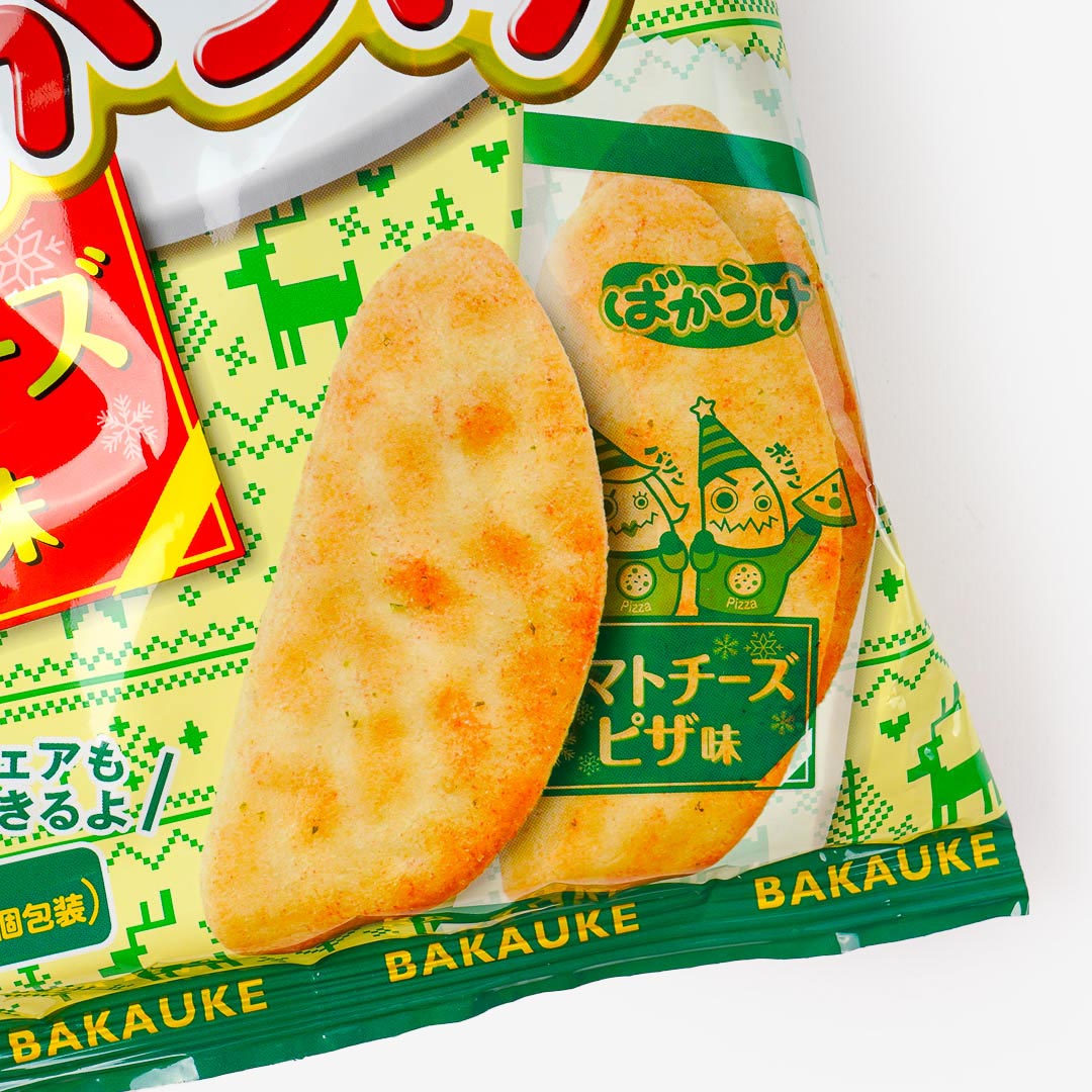 Befco Bakauke Rice Crackers - Tomato Cheese Pizza