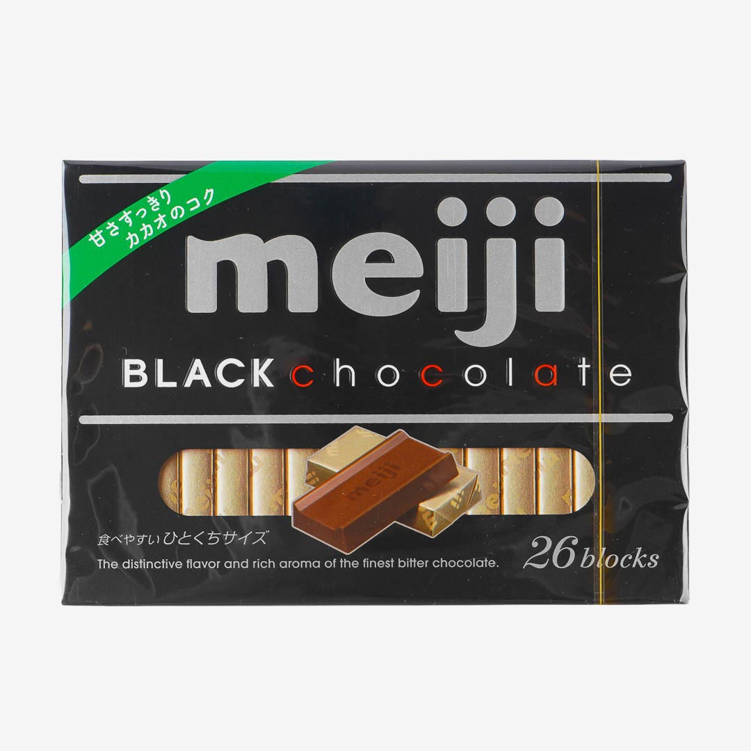 Meiji Black Chocolate Blocks