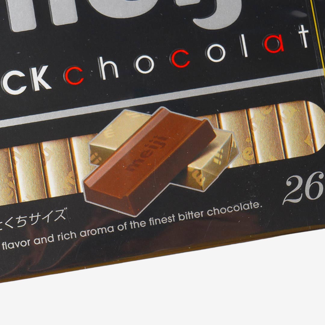Meiji Black Chocolate Blocks