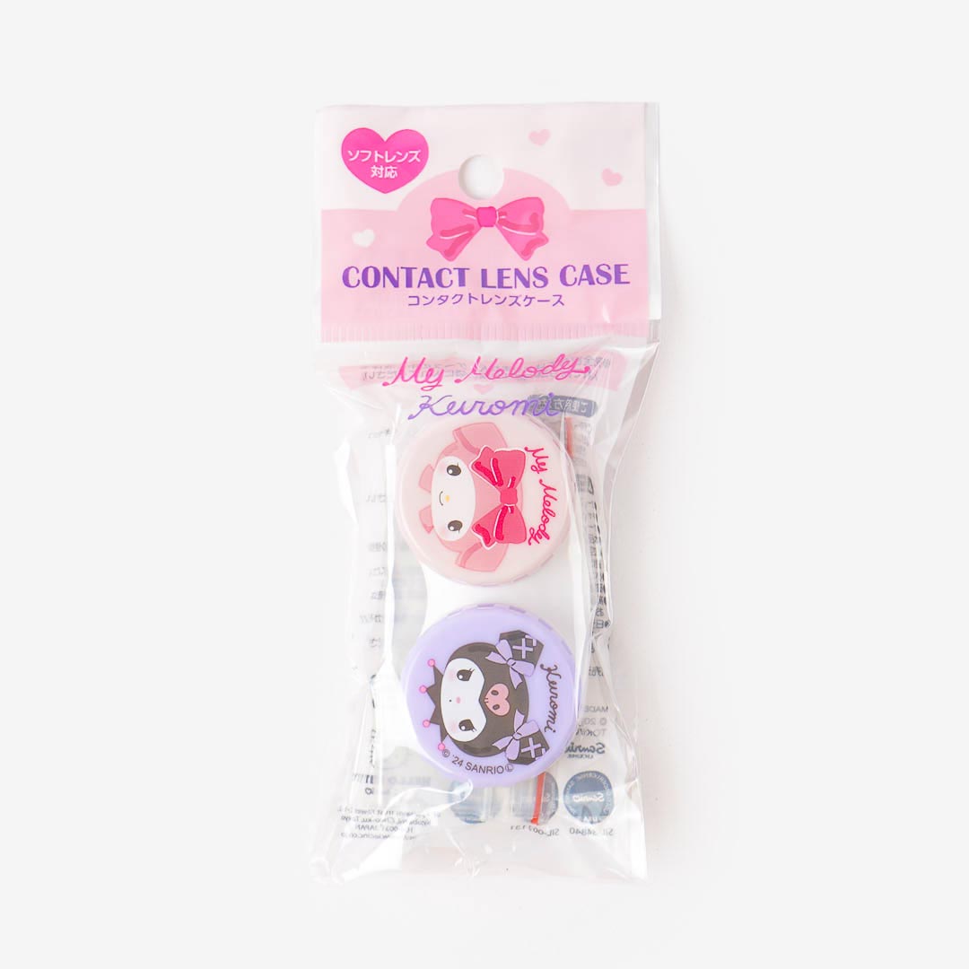 My Melody & Kuromi Ribbon Love Contact Lens Case