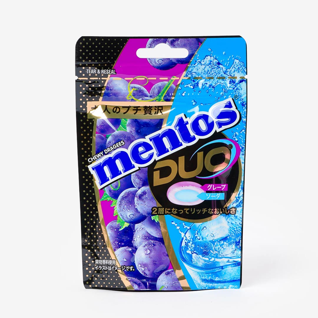 Mentos DUO Candy - Grape & Soda