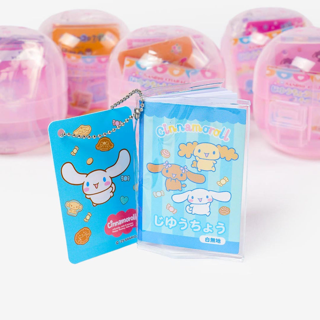 Sanrio Characters Mini Notebook Charm Gachapon