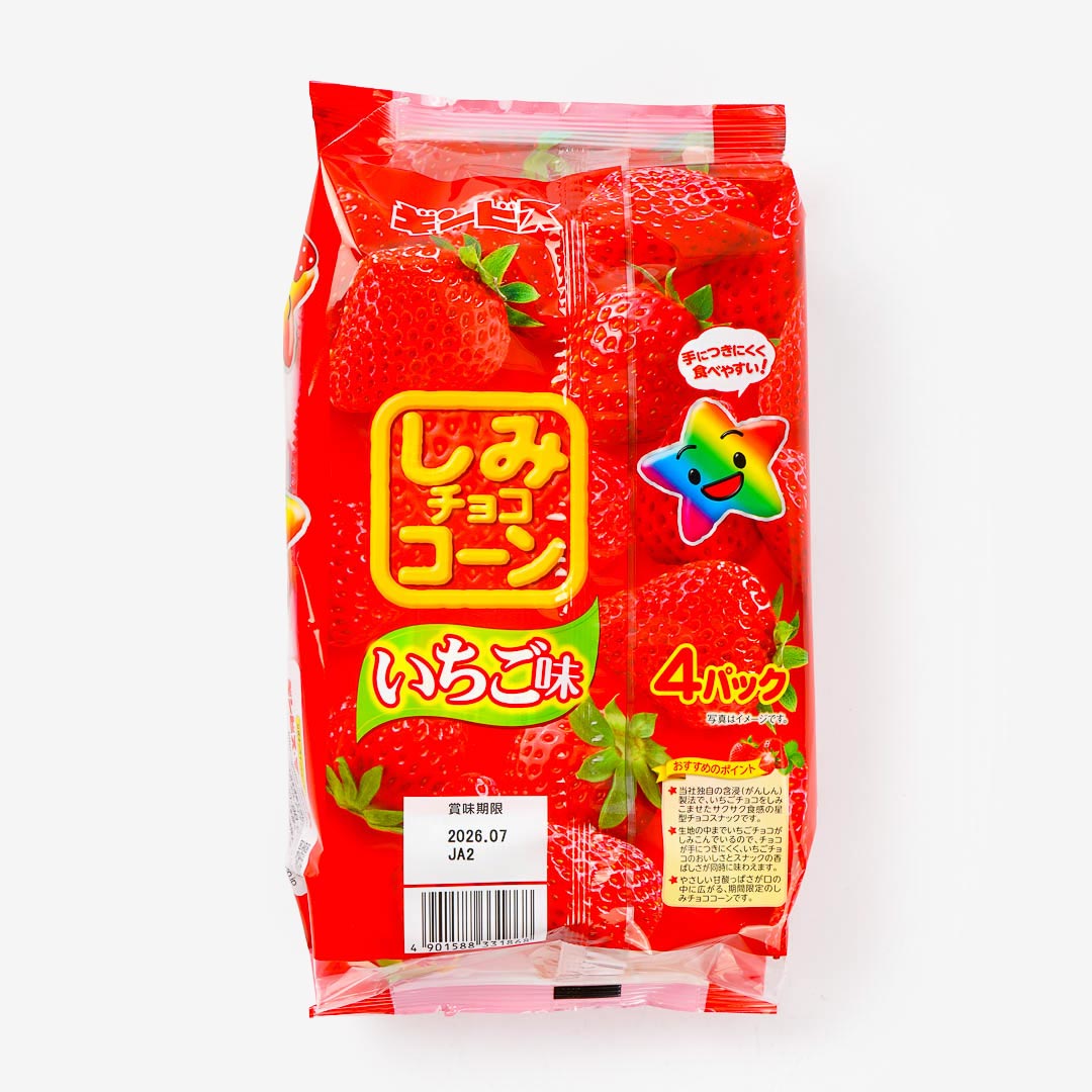 Ginbis Shimi Corn Stars Pack - Strawberry