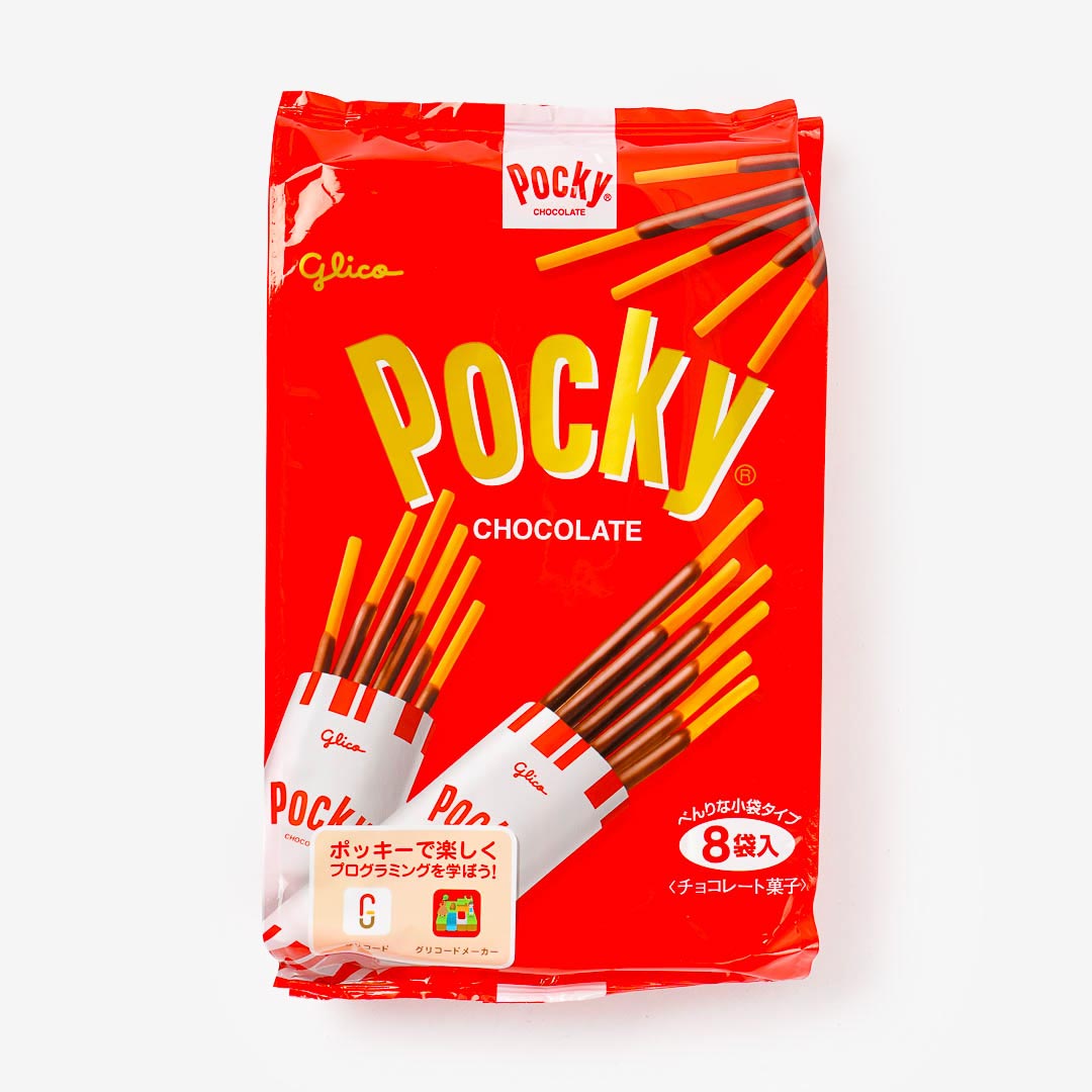 Giant Chocolate Pocky Biscuit Sticks Pack - 9 pcs