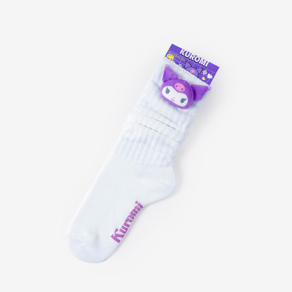 Kuromi Plushie Face Loose Socks