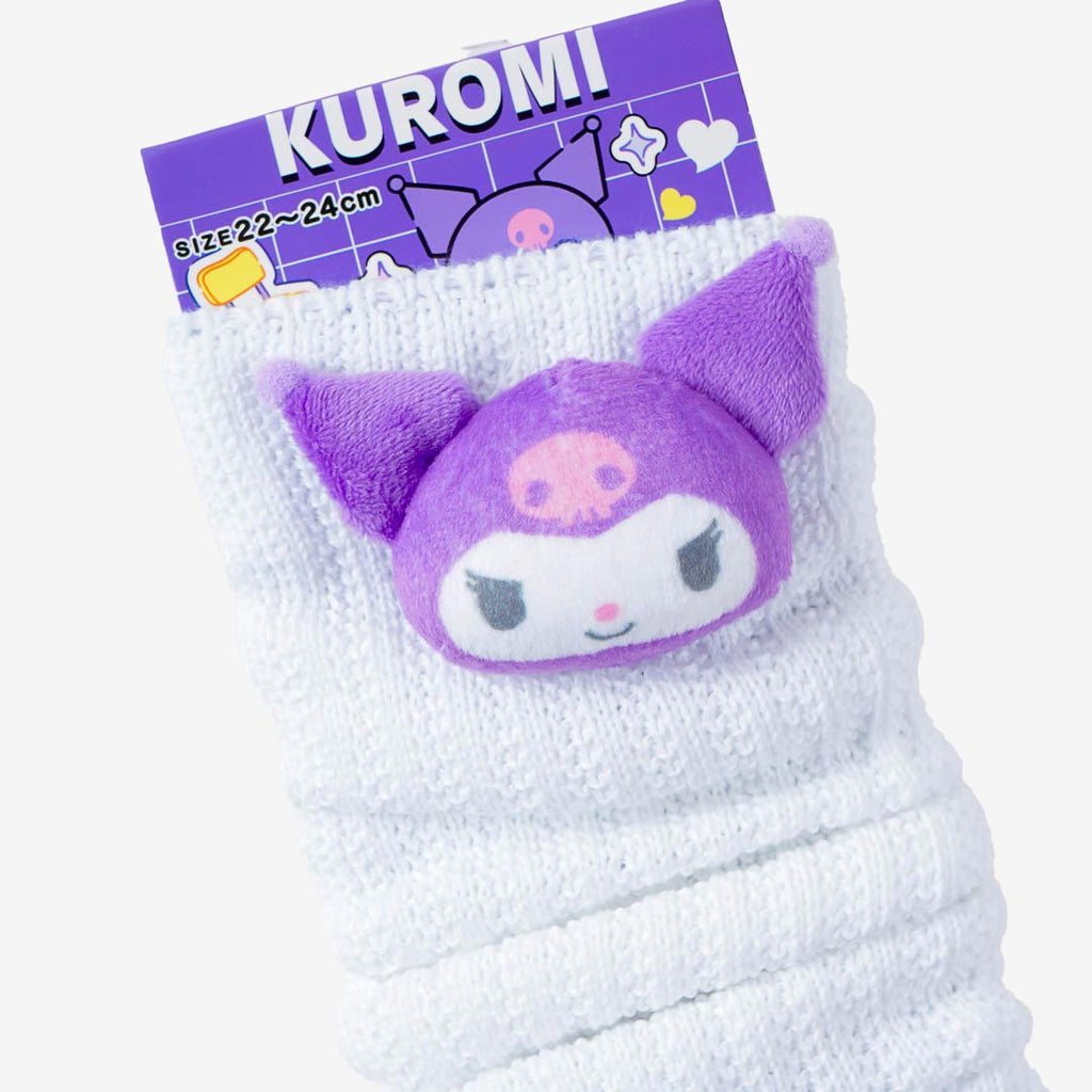 Kuromi Plushie Face Loose Socks