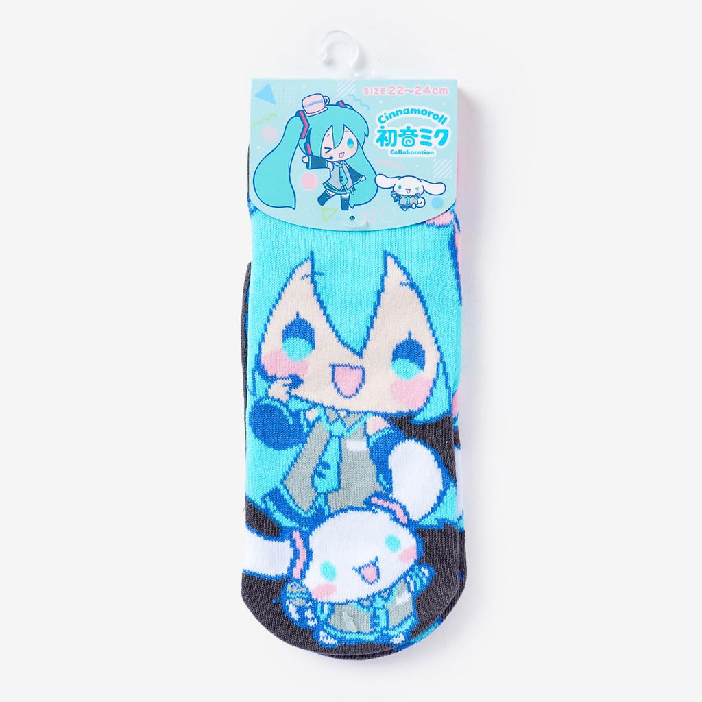 Hatsune Miku x Cinnamoroll Music Socks