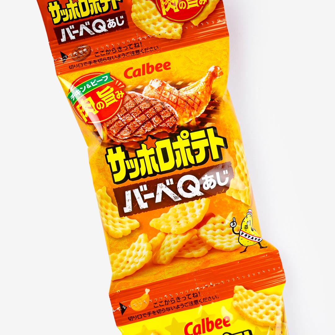 Calbee Sapporo BBQ Flavor Potato Chips - 4 pcs