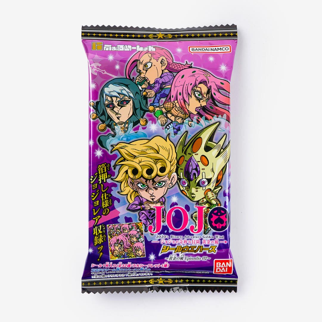 JoJo's Bizarre Adventure Golden Cream Cocoa Cream Wafer With Sticker