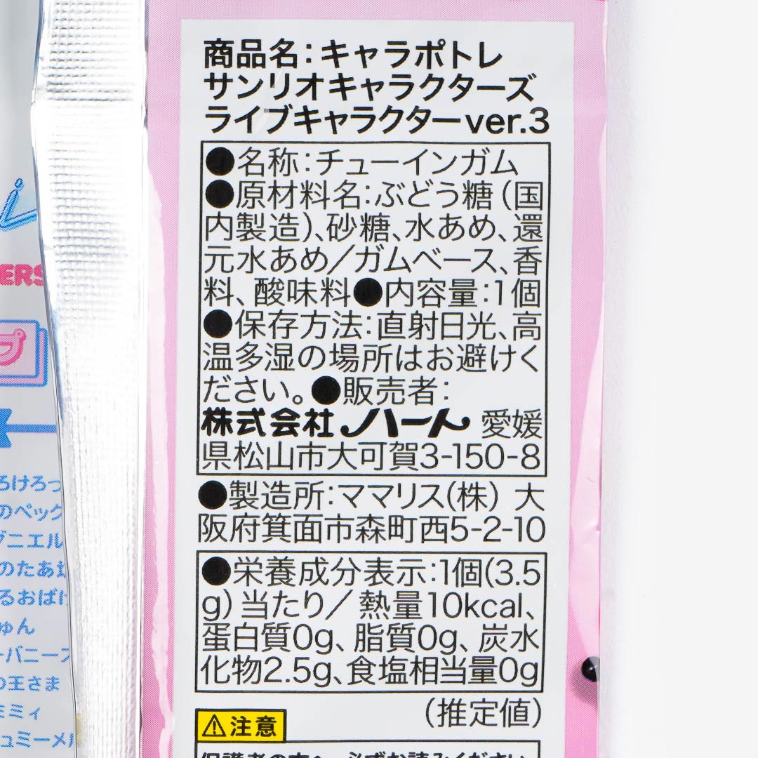 Sanrio Characters Portrait Card With Gum 3