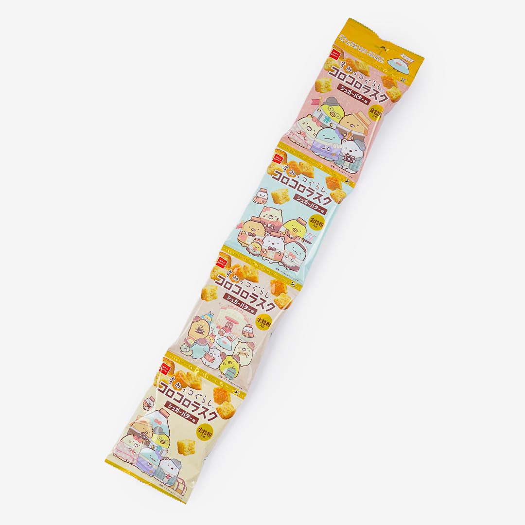 Sumikko Gurashi Rusk Biscuits - Sugar Butter - 4 pcs