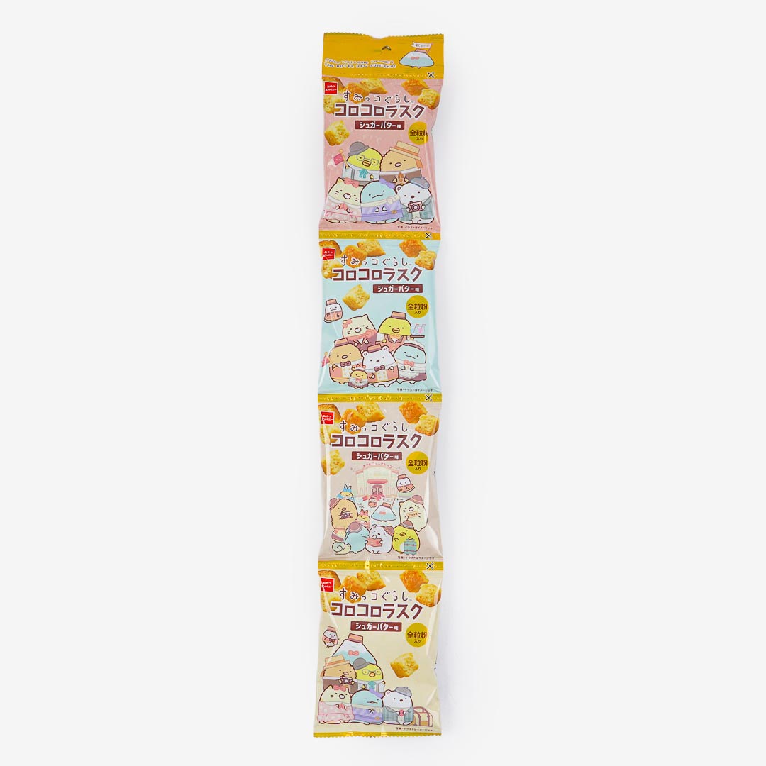 Sumikko Gurashi Rusk Biscuits - Sugar Butter - 4 pcs