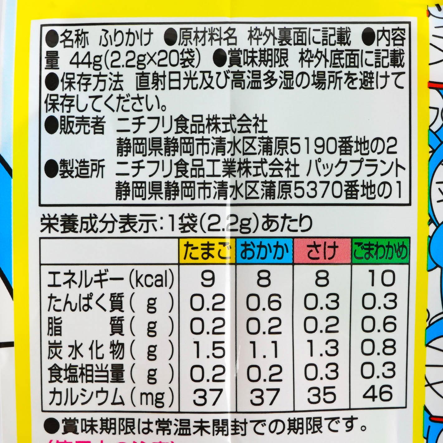 Doraemon Furikake Variety Pack - 20 pcs