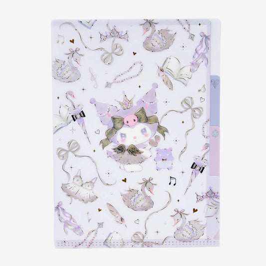 Miki Takei x Sanrio Kuromi Black Swan A5 Clear Folder