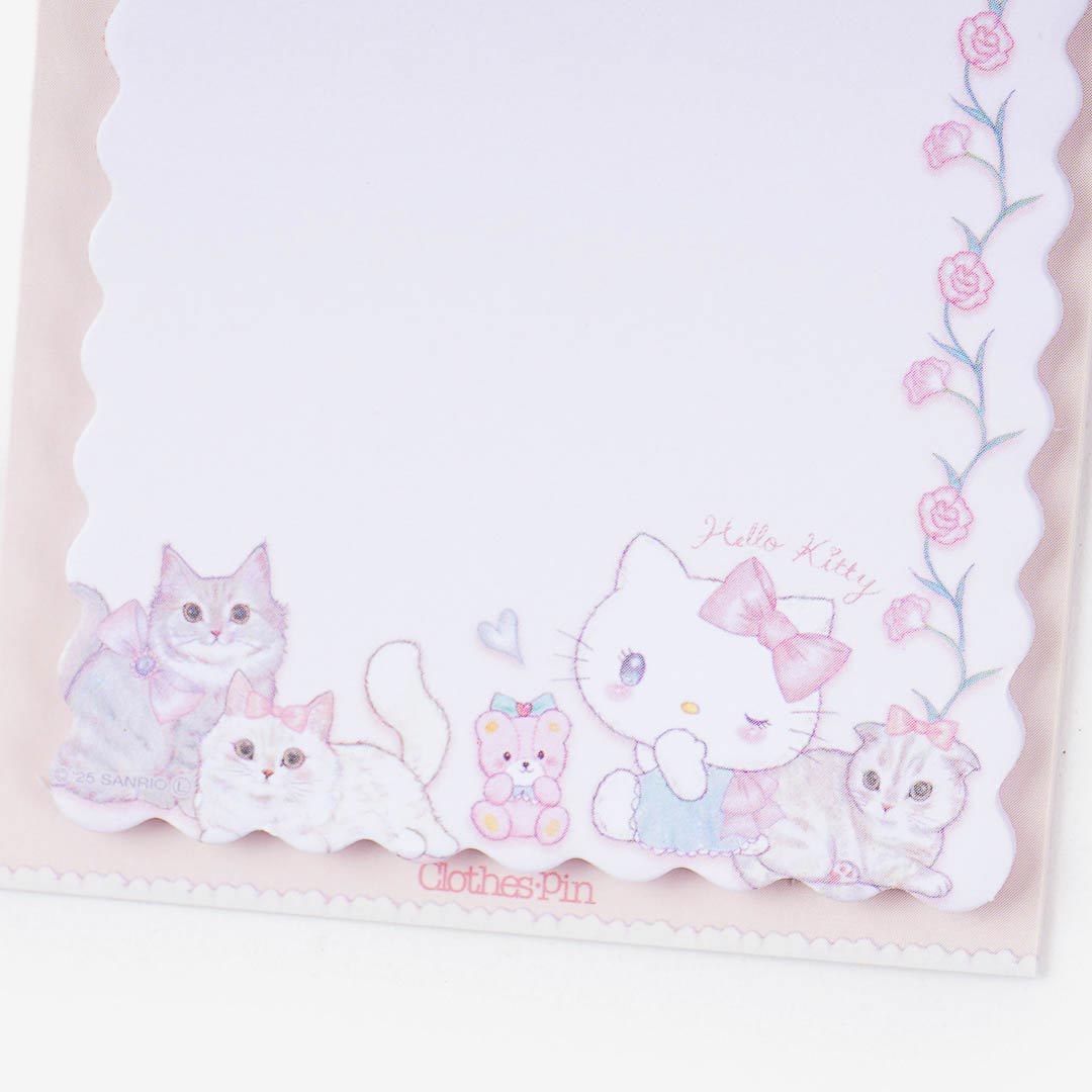 Miki Takei x Sanrio Hello Kitty Catty Sticky Notes