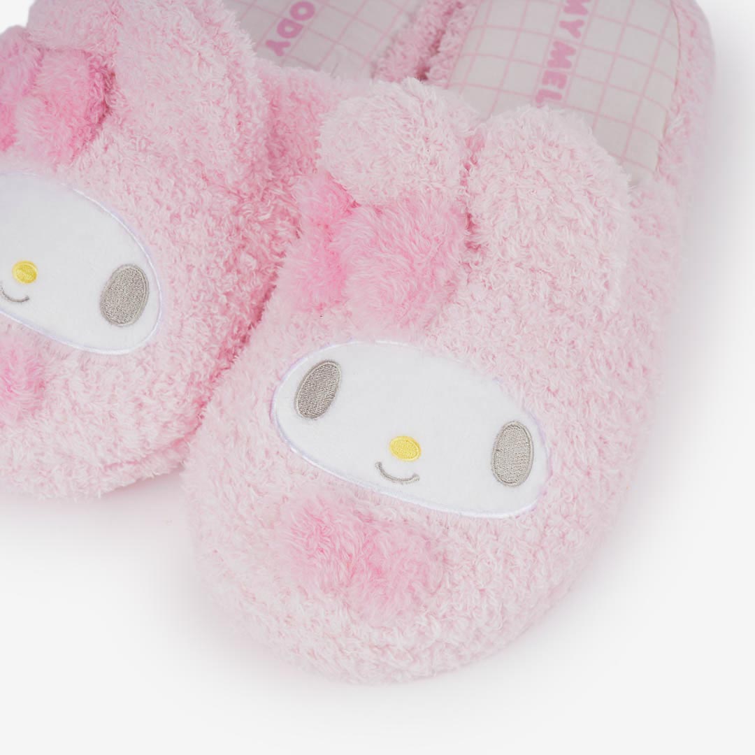 My Melody Fuzzy Face Slippers