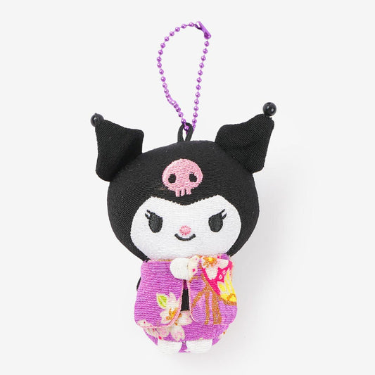 Kuromi Japanese Doll Plush Charm