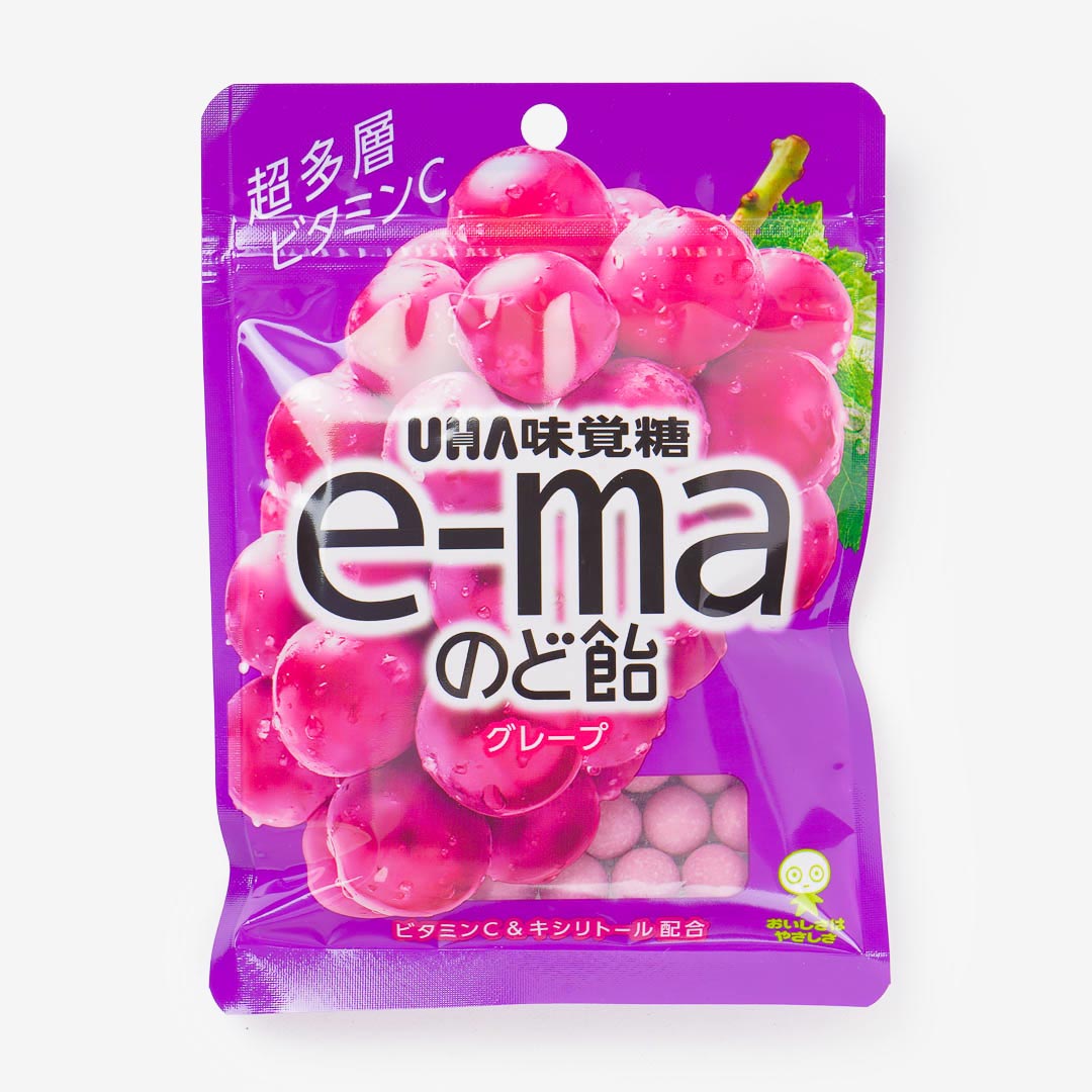 UHA e-ma Throat Candy - Grape Flavor