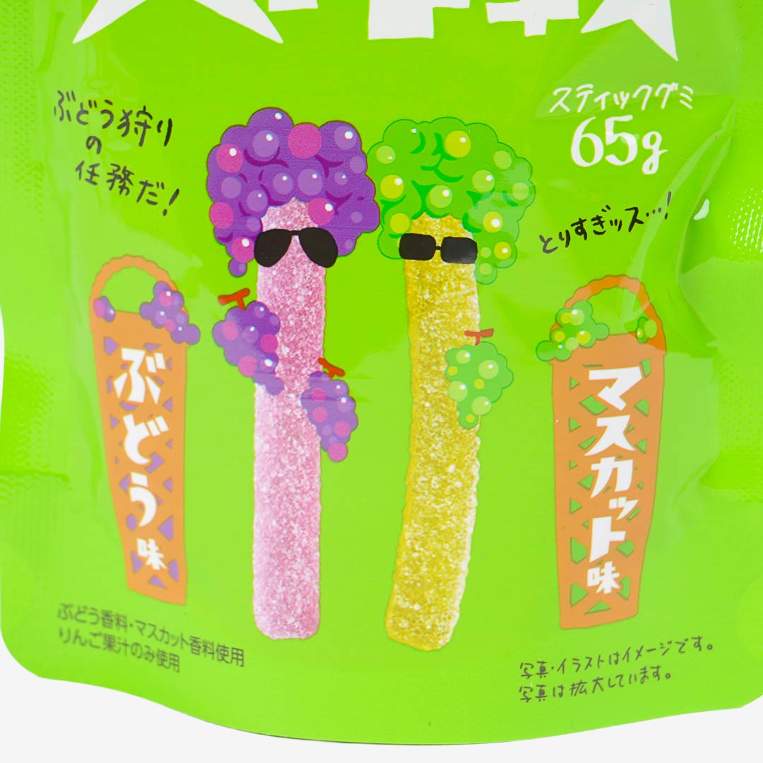 Want Want Suppai Stick Gummy - Grape & Muscat
