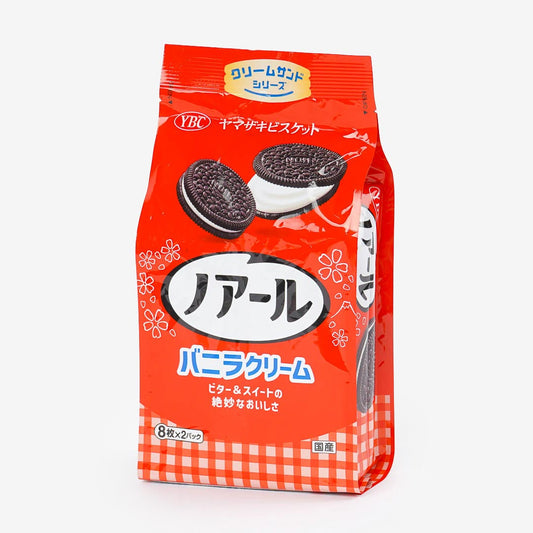 Noir Black Cocoa Cookie Sandwiches Stand Pack