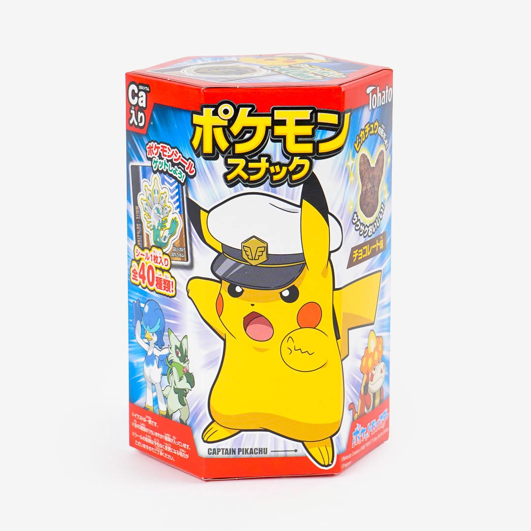 Pokémon Corn Puff Snacks - Chocolate