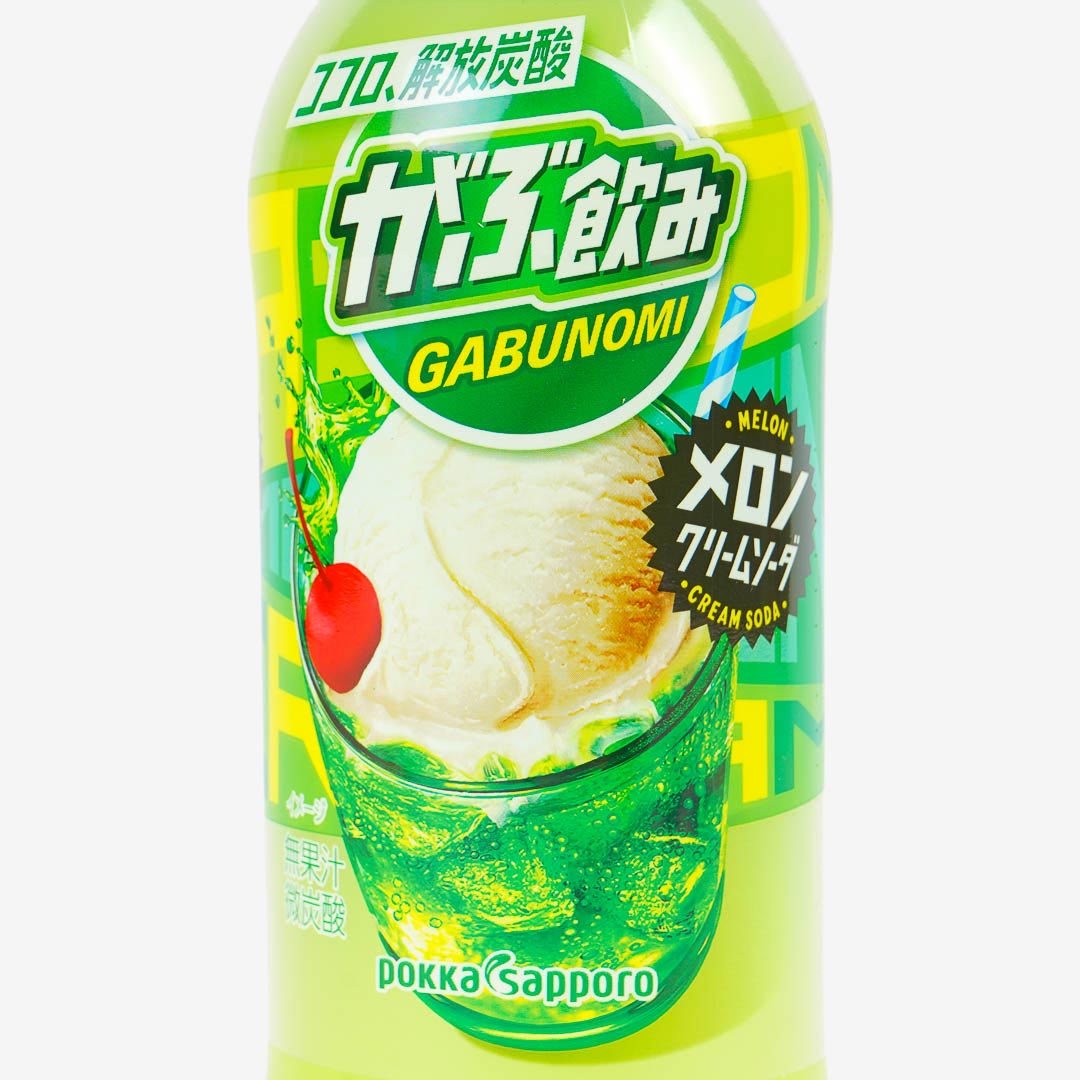 Pokka Gabunomi Melon Cream Soda