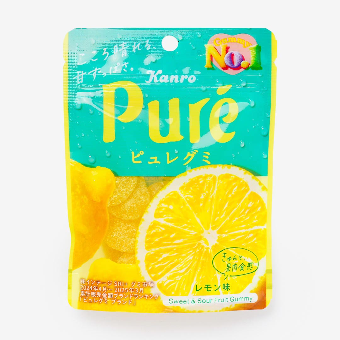 Kanro Puré Juicy Lemon Gummy
