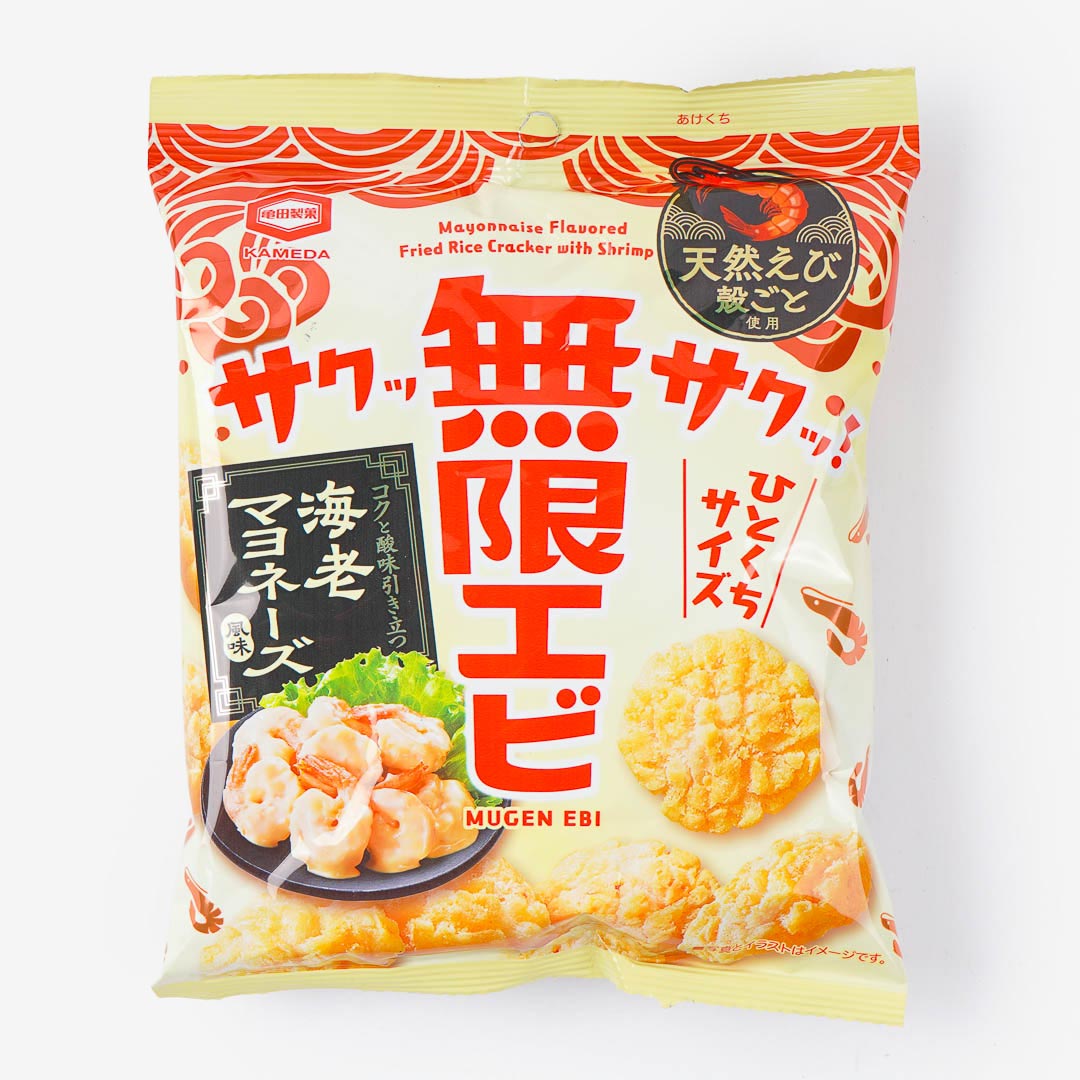 Kameda Mugen Ebi Rice Crackers - Mayonnaise