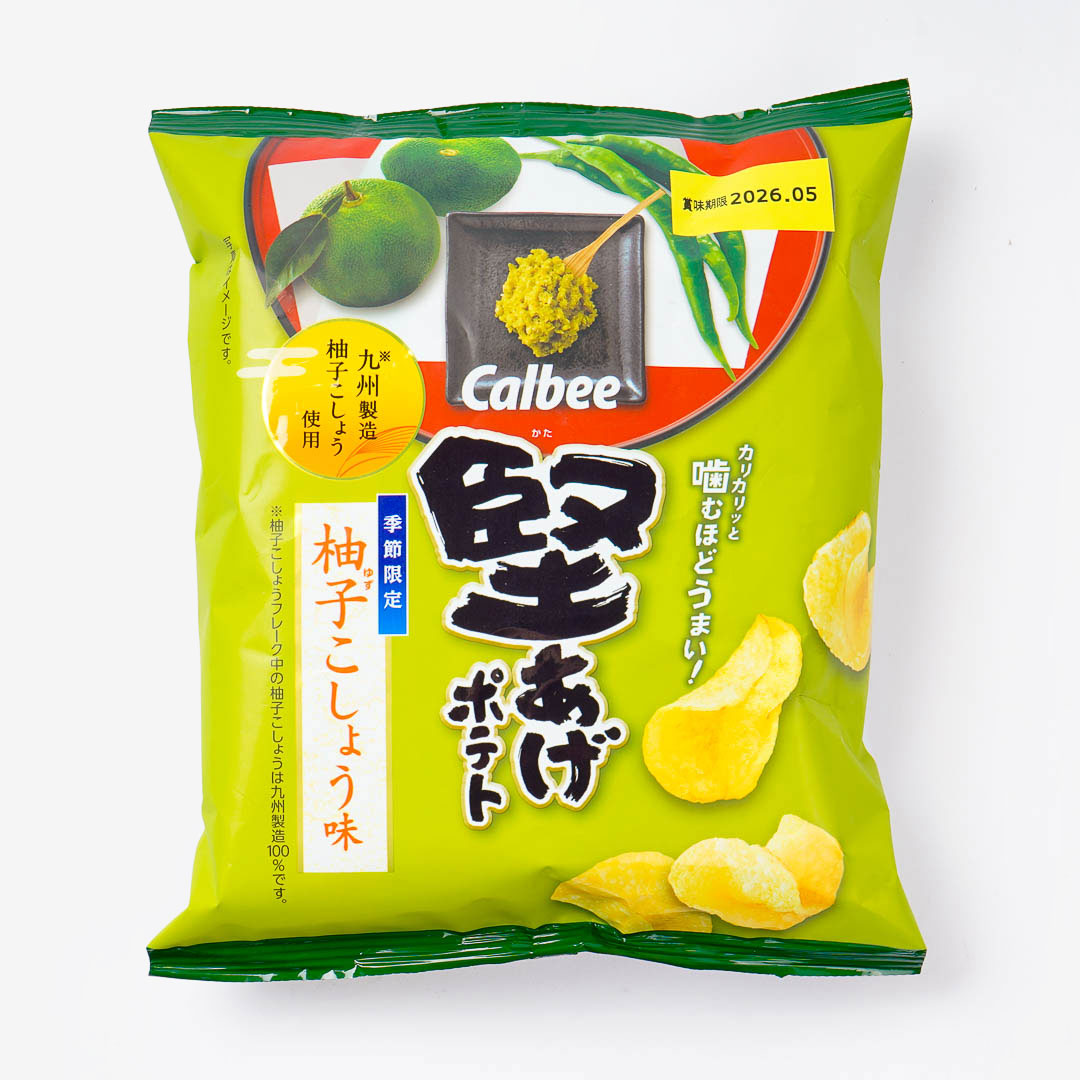 Calbee Kata-age Potato Chips - Yuzu Pepper