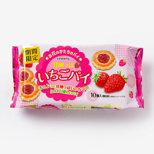 Sanritsu Tochiotome Strawberry Pie Snacks