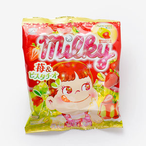 Milky Peko-Chan Soft Candy - Strawberry & Pistachio