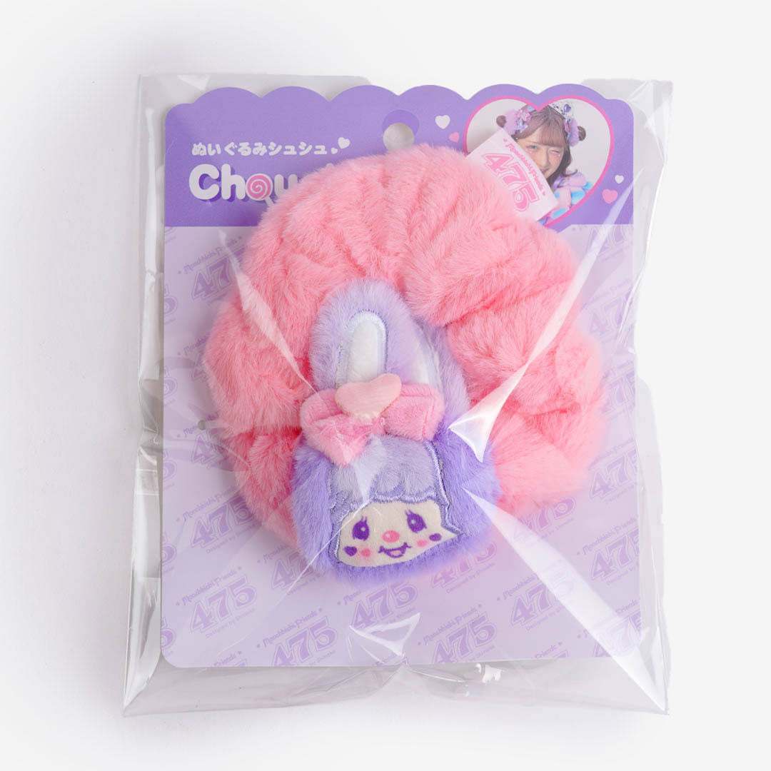 Shinako x Monchhichi Plush Scrunchie - Chimutan