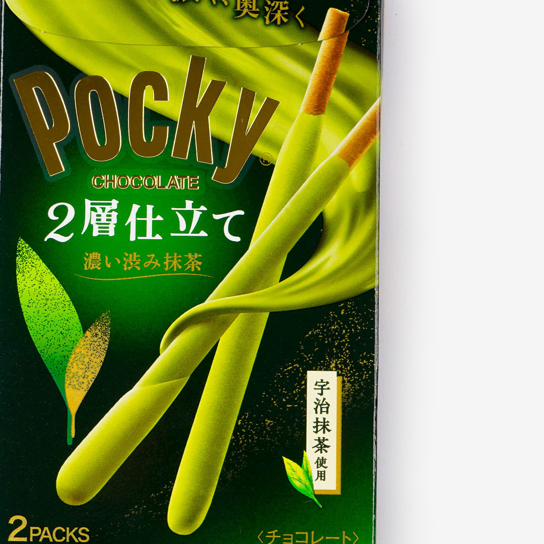 Pocky Biscuit Sticks - Two Layered Rich Matcha