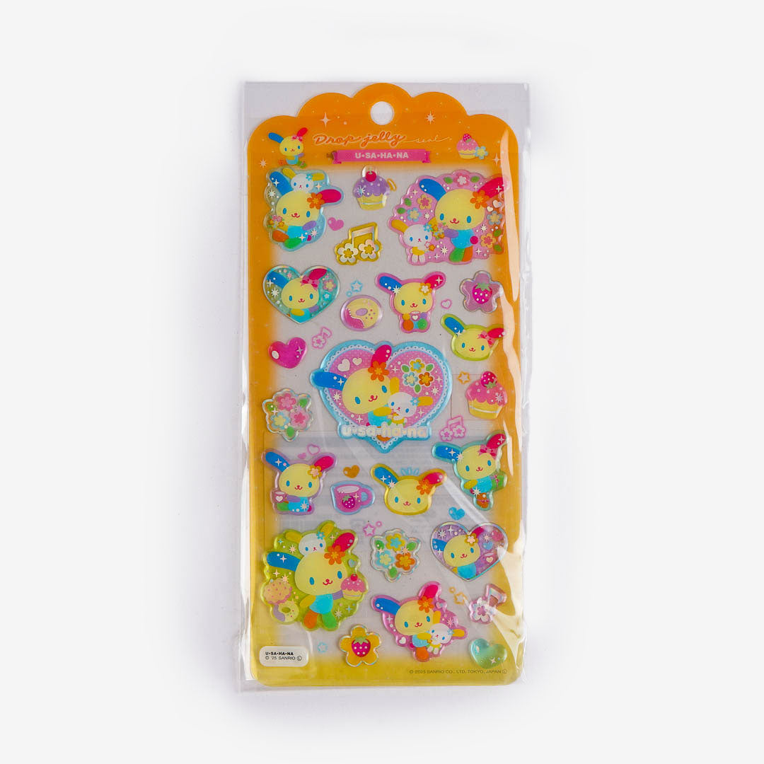 Usahana Sparkly Jelly Stickers