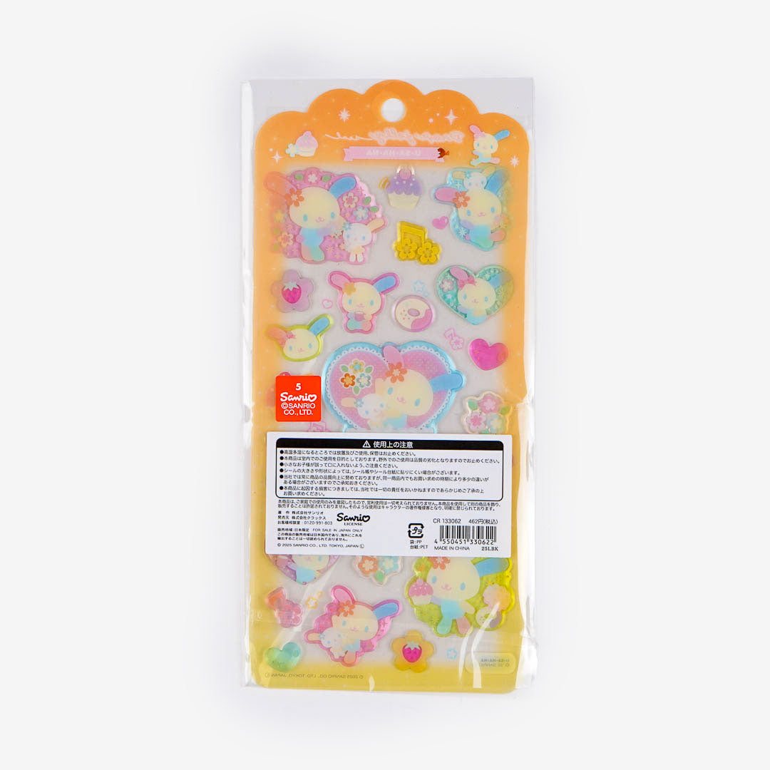 Usahana Sparkly Jelly Stickers