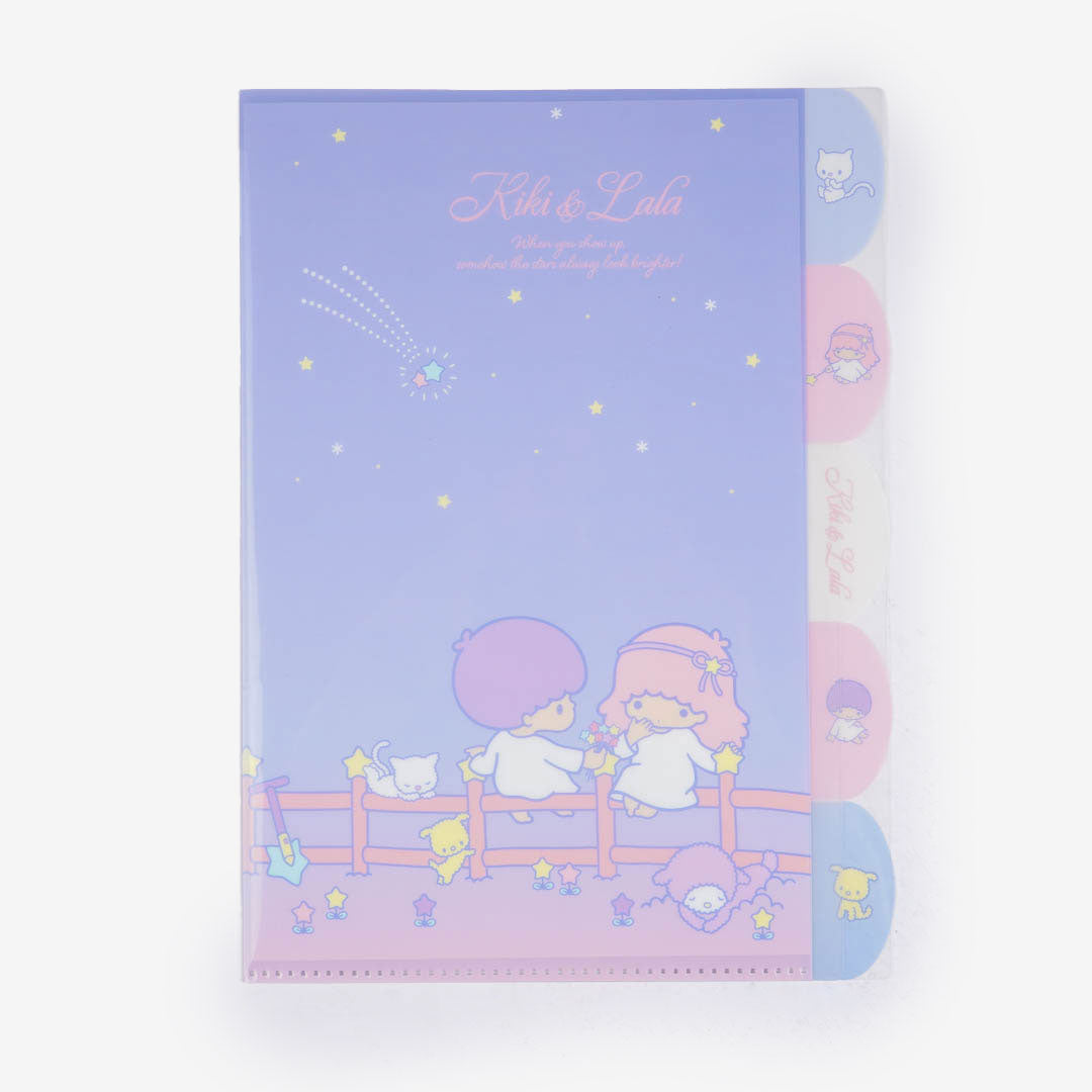 Little Twin Stars Retro Sky Index Clear File