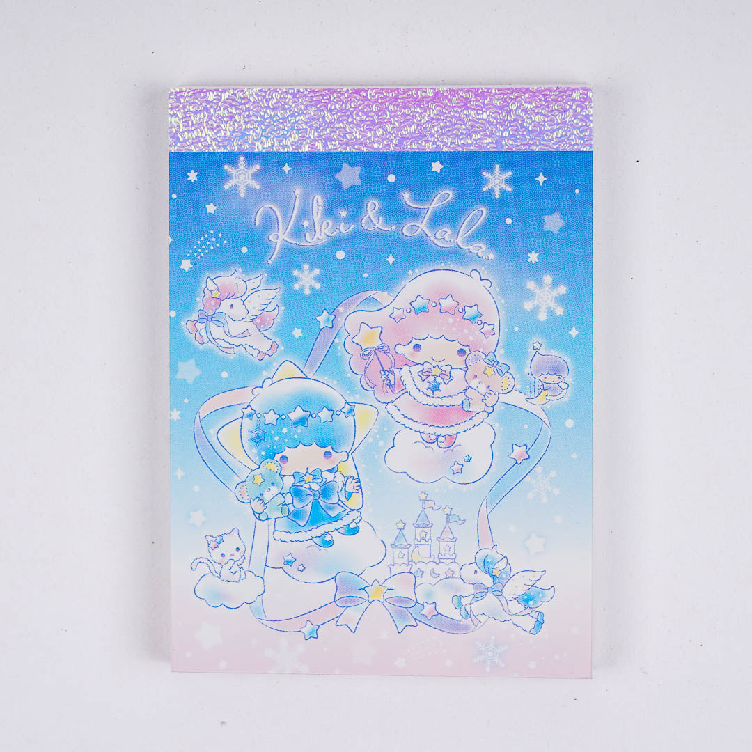 Little Twin Stars Snow Light Fantasy Mini Memo Pad