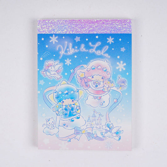 Little Twin Stars Snow Light Fantasy Mini Memo Pad