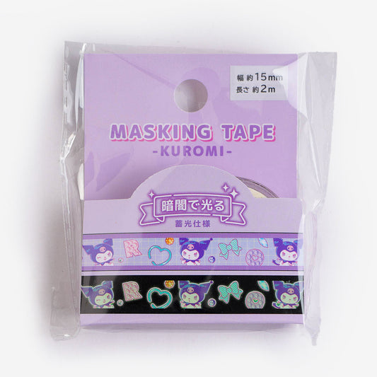 Kuromi Glow-in-the-Dark Masking Tape