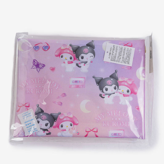 My Melody & Kuromi Pastel Dreamland Triple Pouch