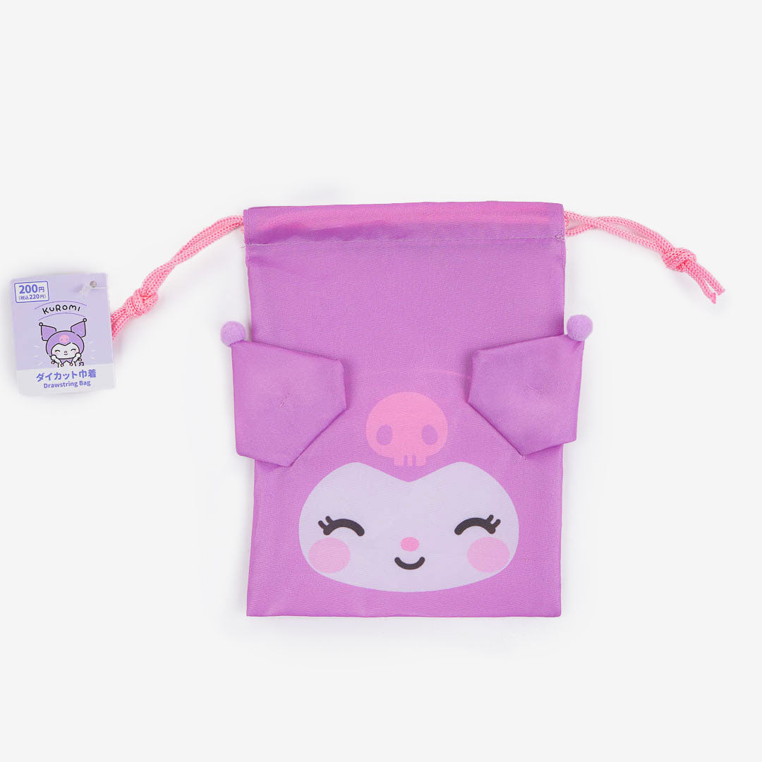 Kuromi 3D Ears Drawstring Pouch