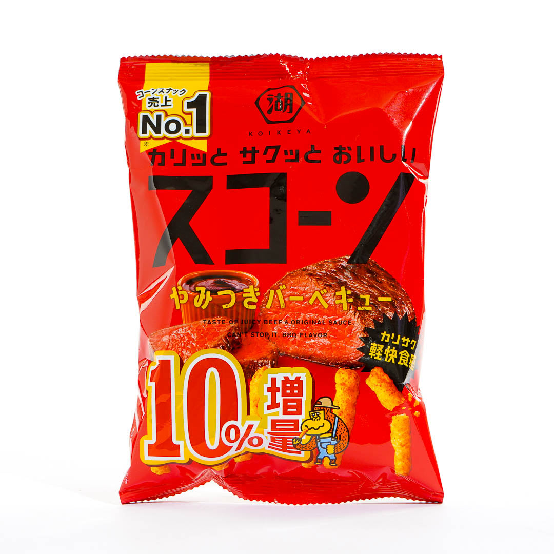 Koikeya Scone Corn Snacks - Yamitsuki BBQ