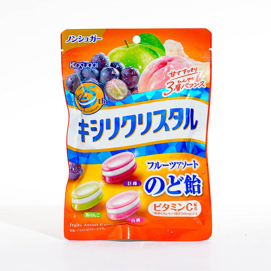 Kasugai Xylicrystal Throat Candy - Assorted Fruits