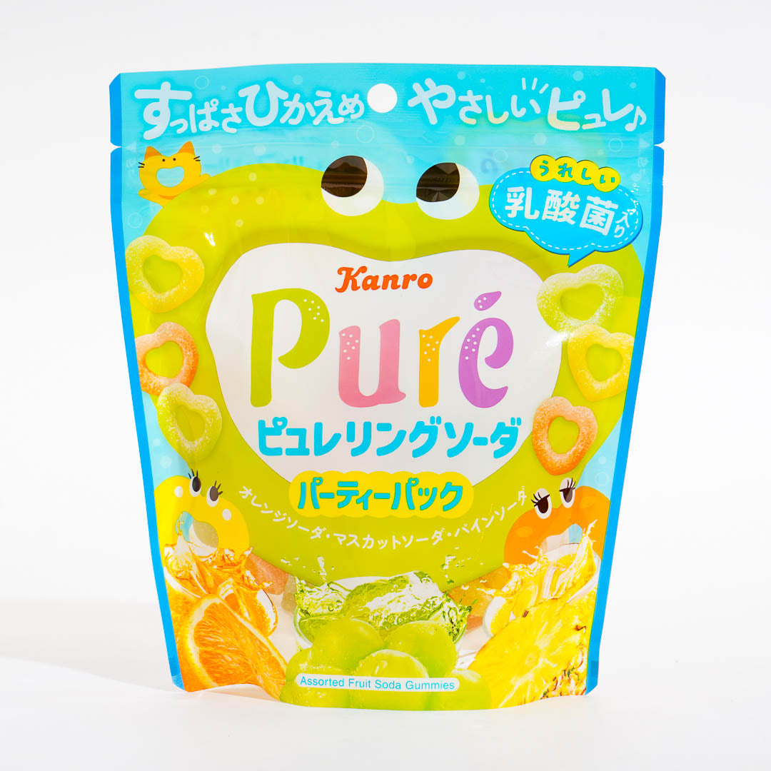 Kanro Pure Ring Gummy Party Pack - Soda