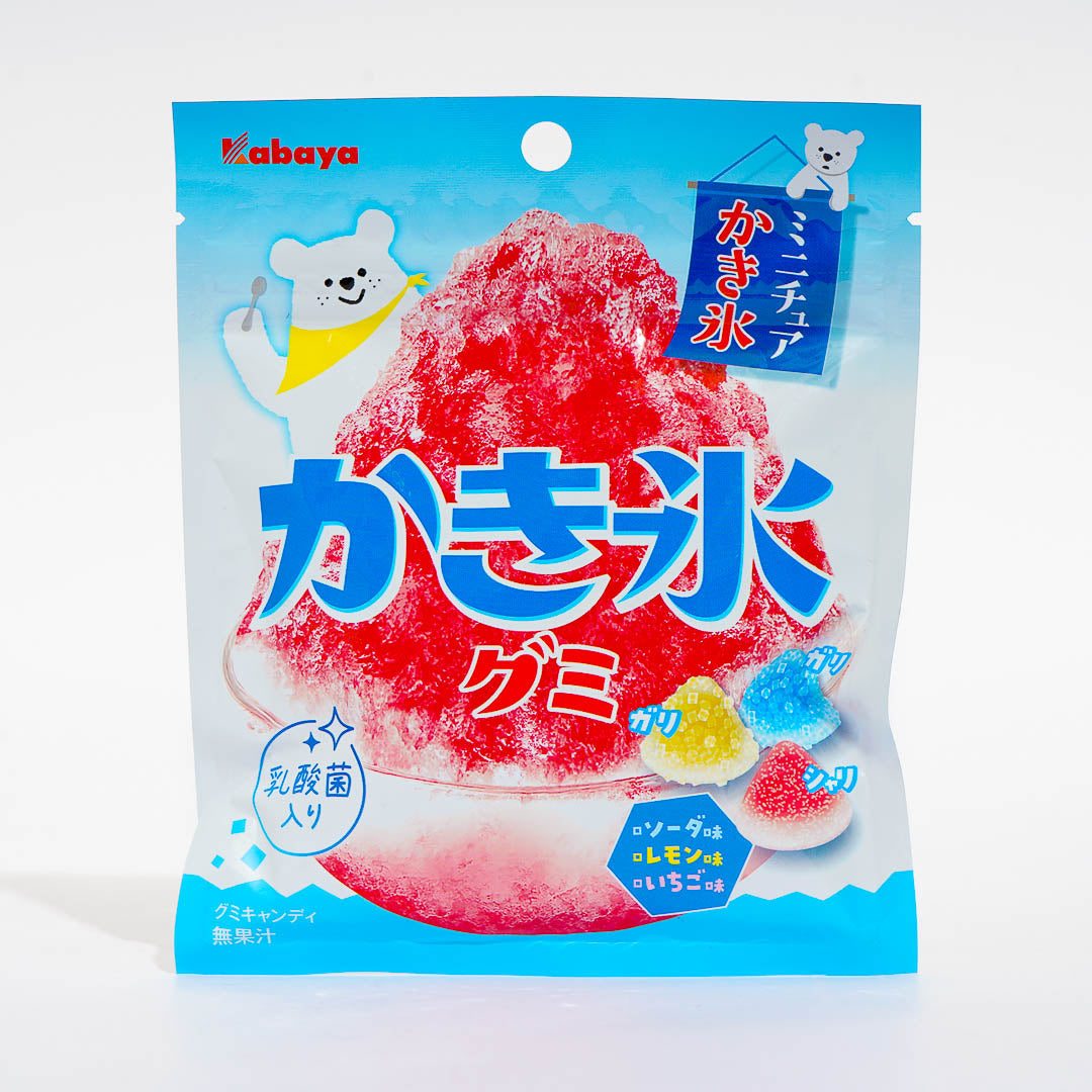Kabaya Kakigori Gummies - Soda, Lemon, & Strawberry