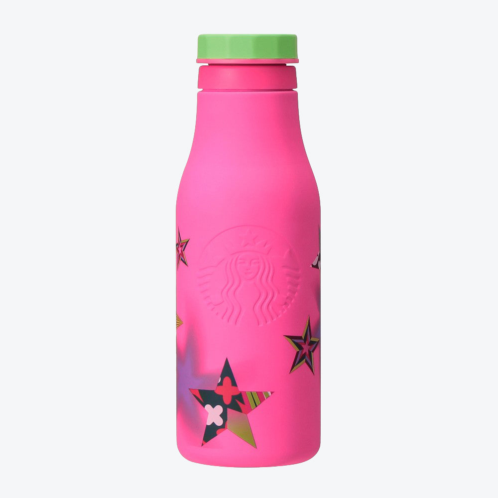 Starbucks Japan Holiday Neon Star Stainless Steel Bottle